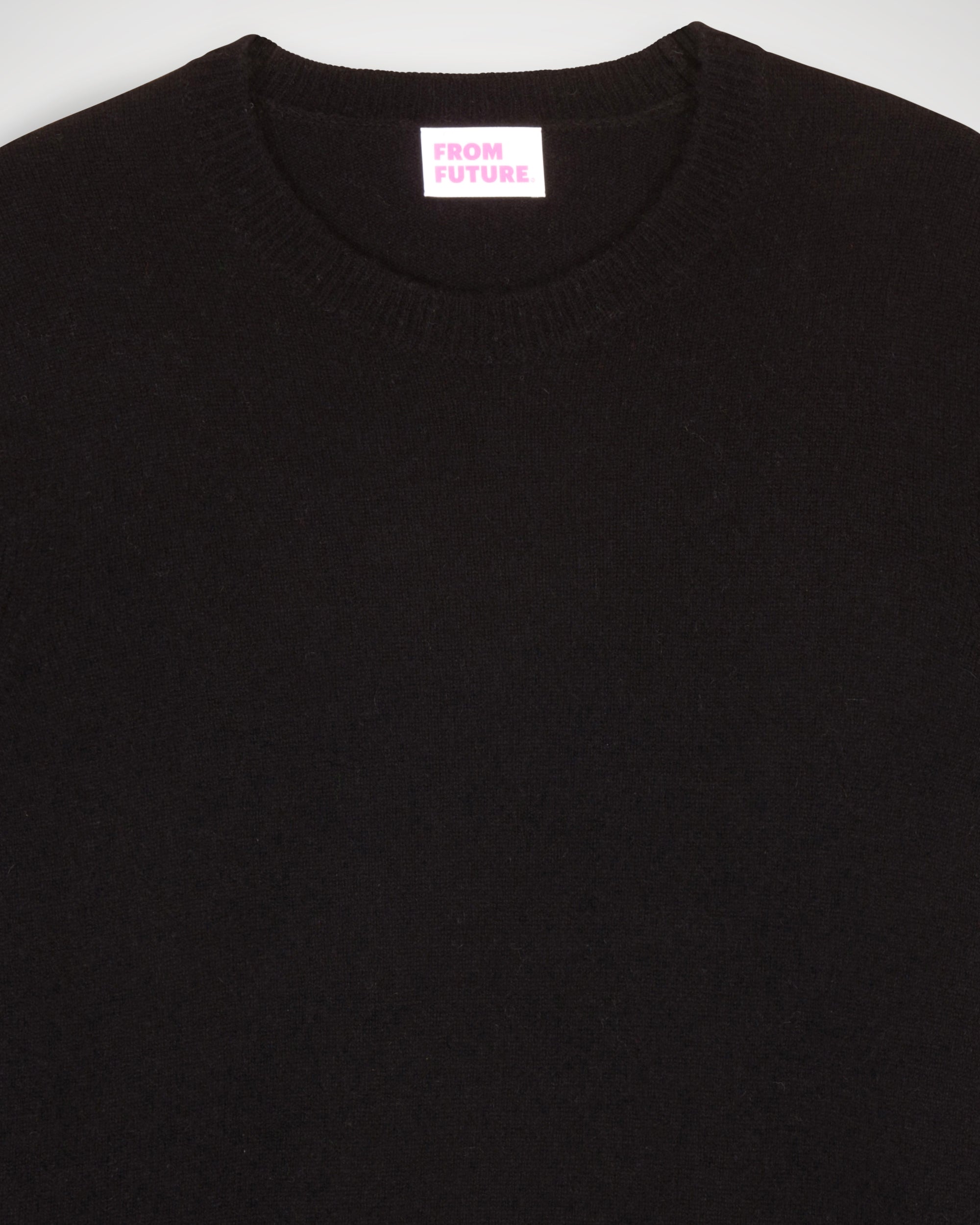 Pull Light à col rond en cachemire - Black Intense