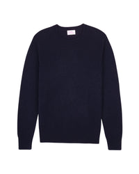 Pull Light à col rond en cachemire - Navy