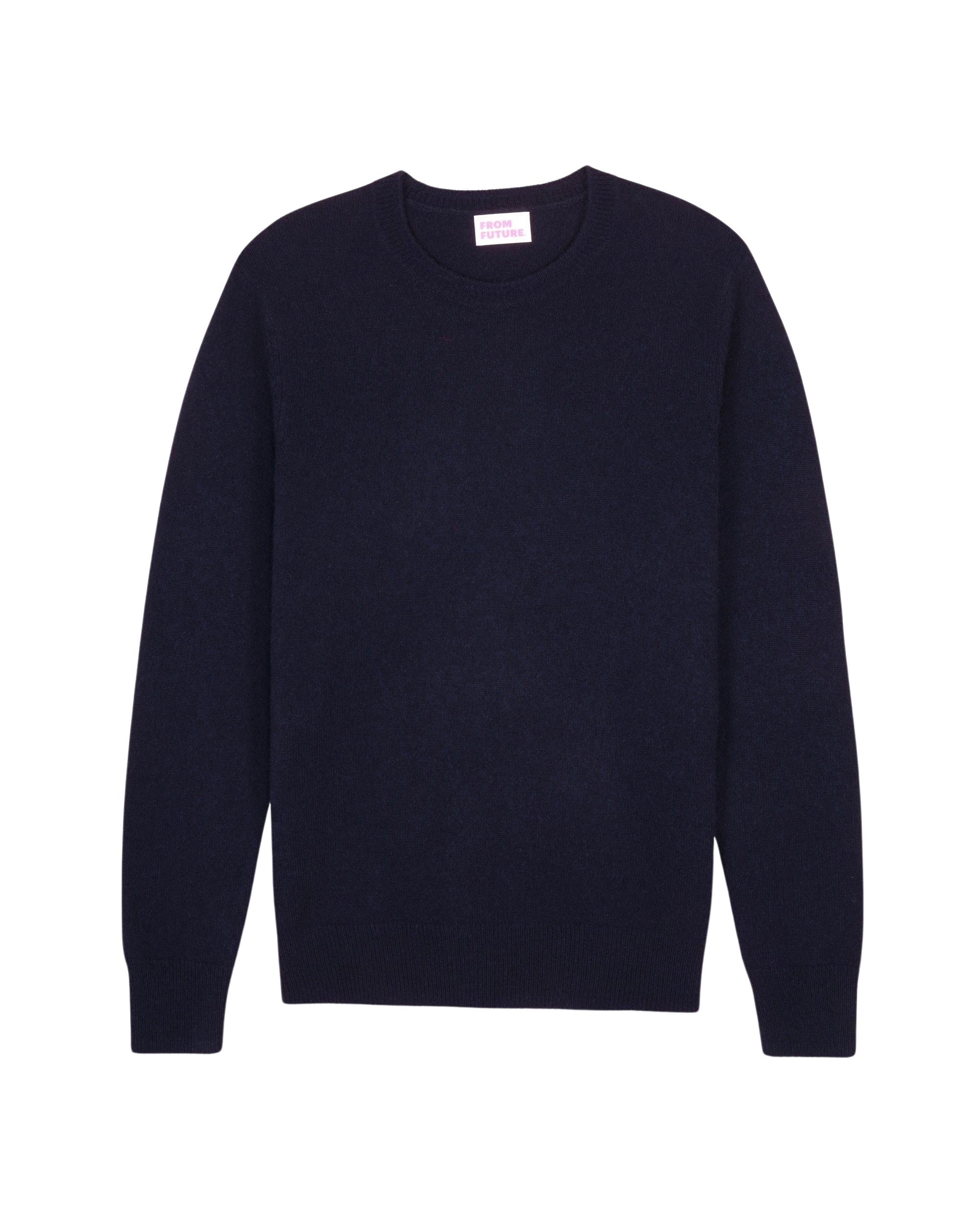 Pull Light à col rond en cachemire - Navy