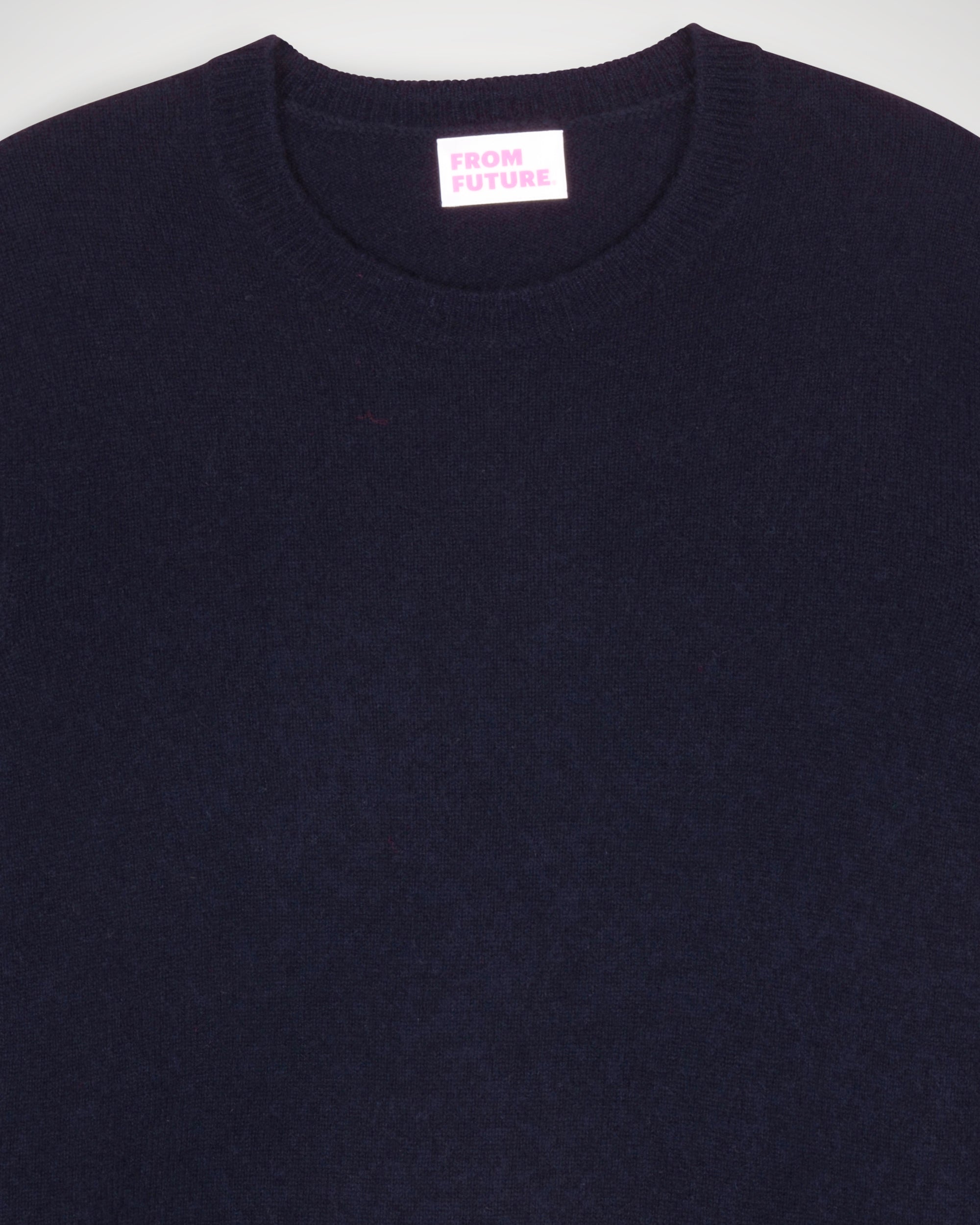 Pull Light à col rond en cachemire - Navy