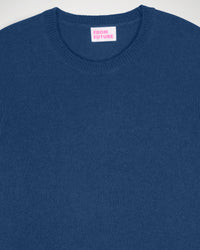 Pull Light à col rond en cachemire - Midnight Blue
