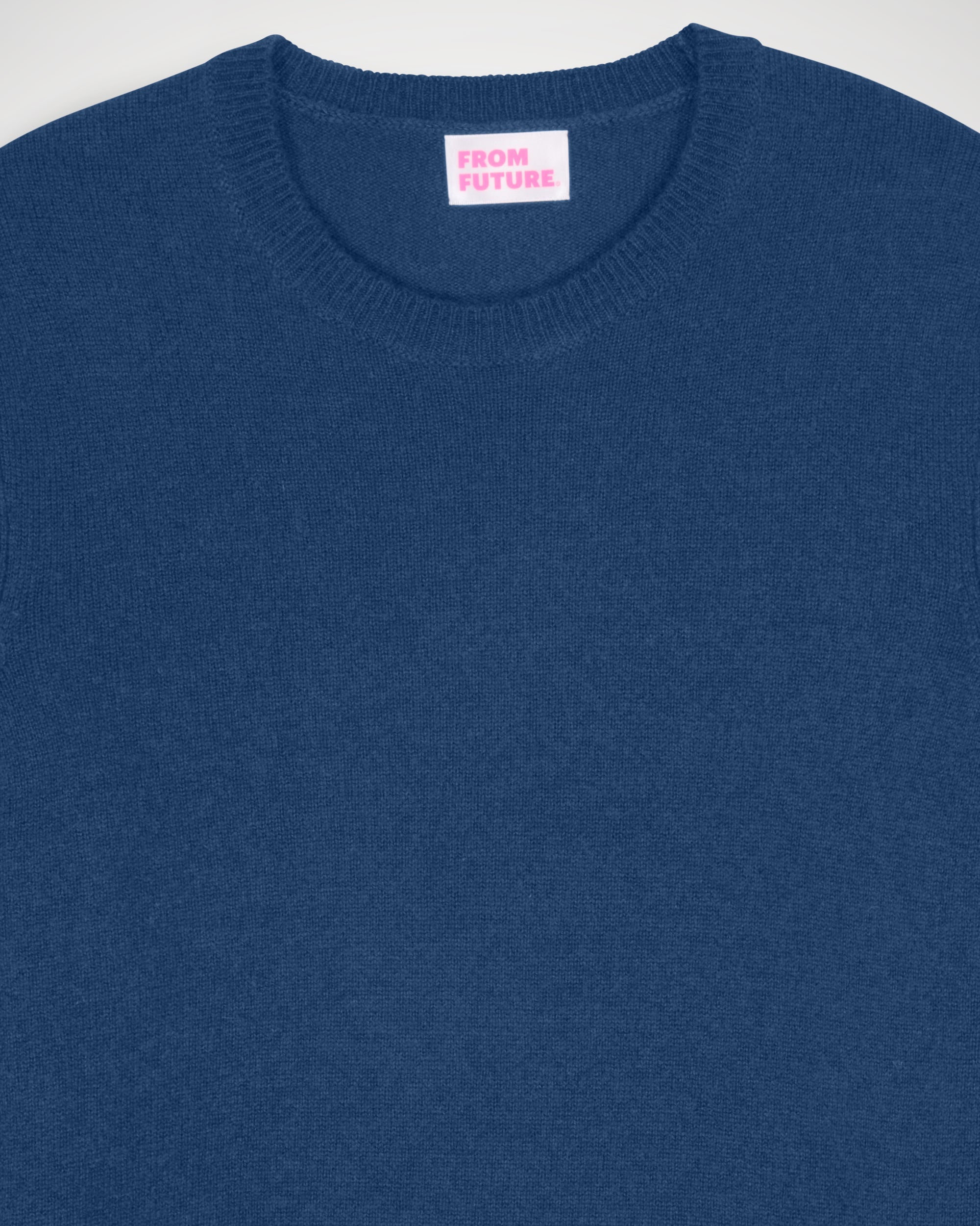 Pull Light à col rond en cachemire - Midnight Blue