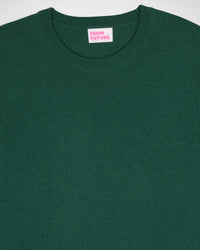Pull Light à col rond en cachemire - Dark Green