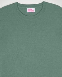 Pull Light à col rond en cachemire - Washed Green