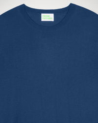 Pull à col rond en laine mérinos - Midnight Blue