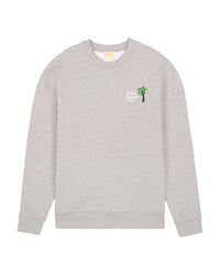 Sweat Fishing Boating Club brodé - Light Heather Gray