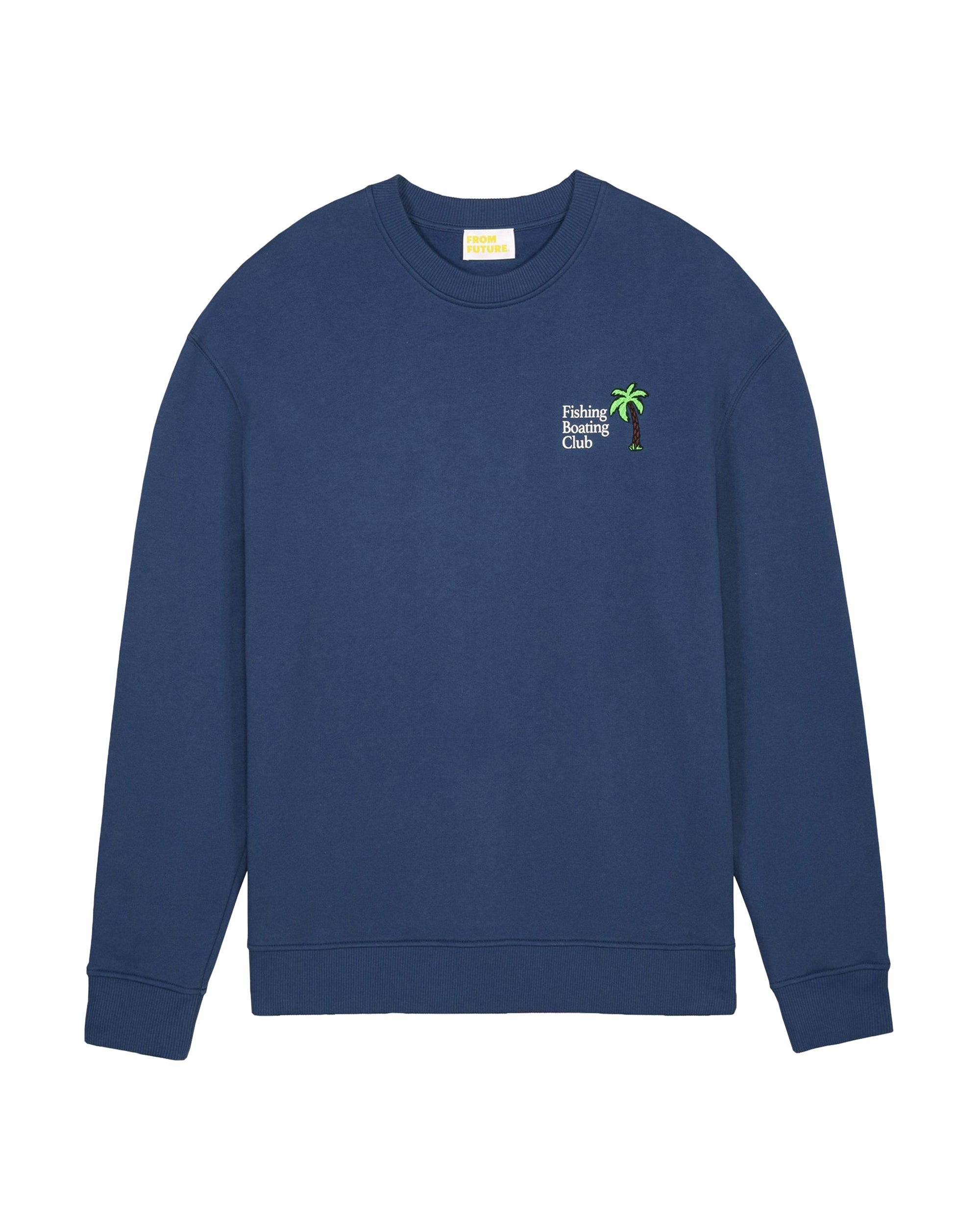 Sweat Fishing Boating Club brodé - Midnight Blue