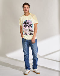 T-shirt Santa Barbara - Pale Yellow