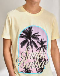 T-shirt Santa Barbara - Pale Yellow