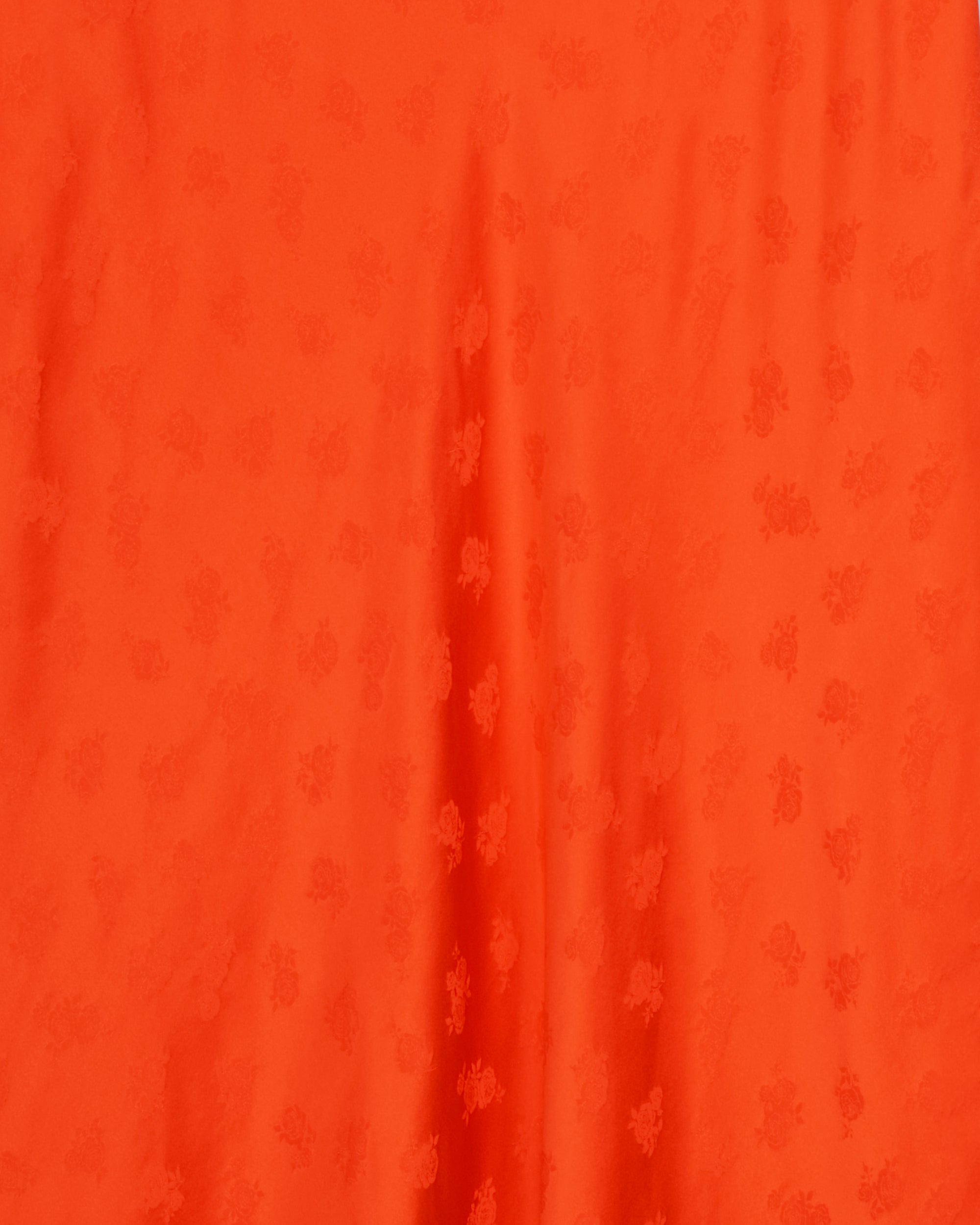Jupe Carmen en soie - Jacquard Orange