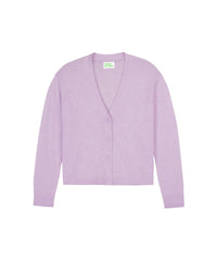 Cardigan court Light en cachemire - Lilac