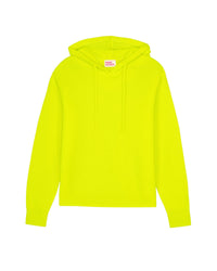 Hoodie oversize en cachemire - Neon Yellow