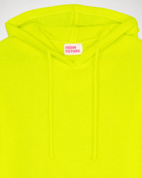 Hoodie oversize en cachemire - Neon Yellow