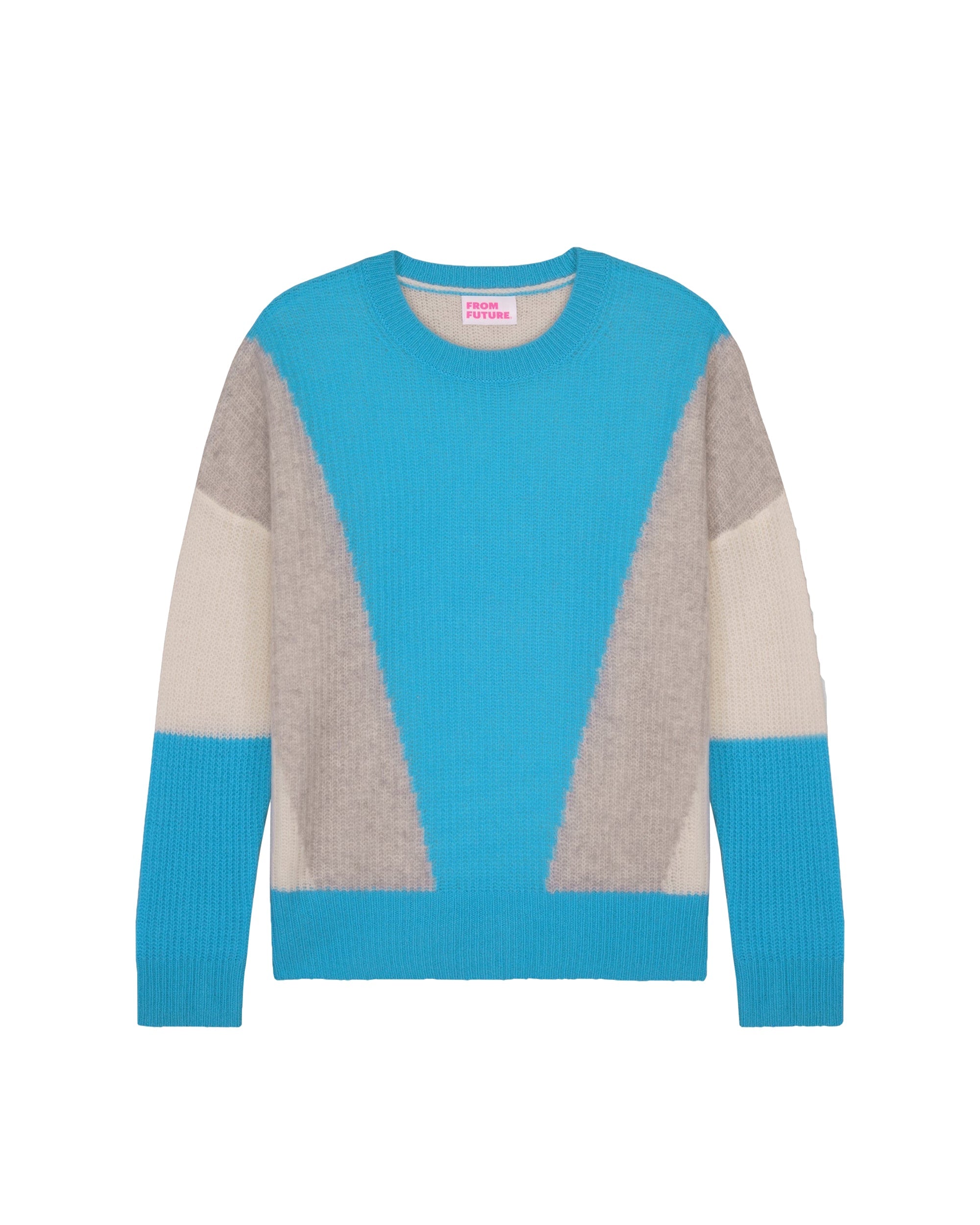 Pull à col rond classique et oversize en cachemire - Holiday Blue
