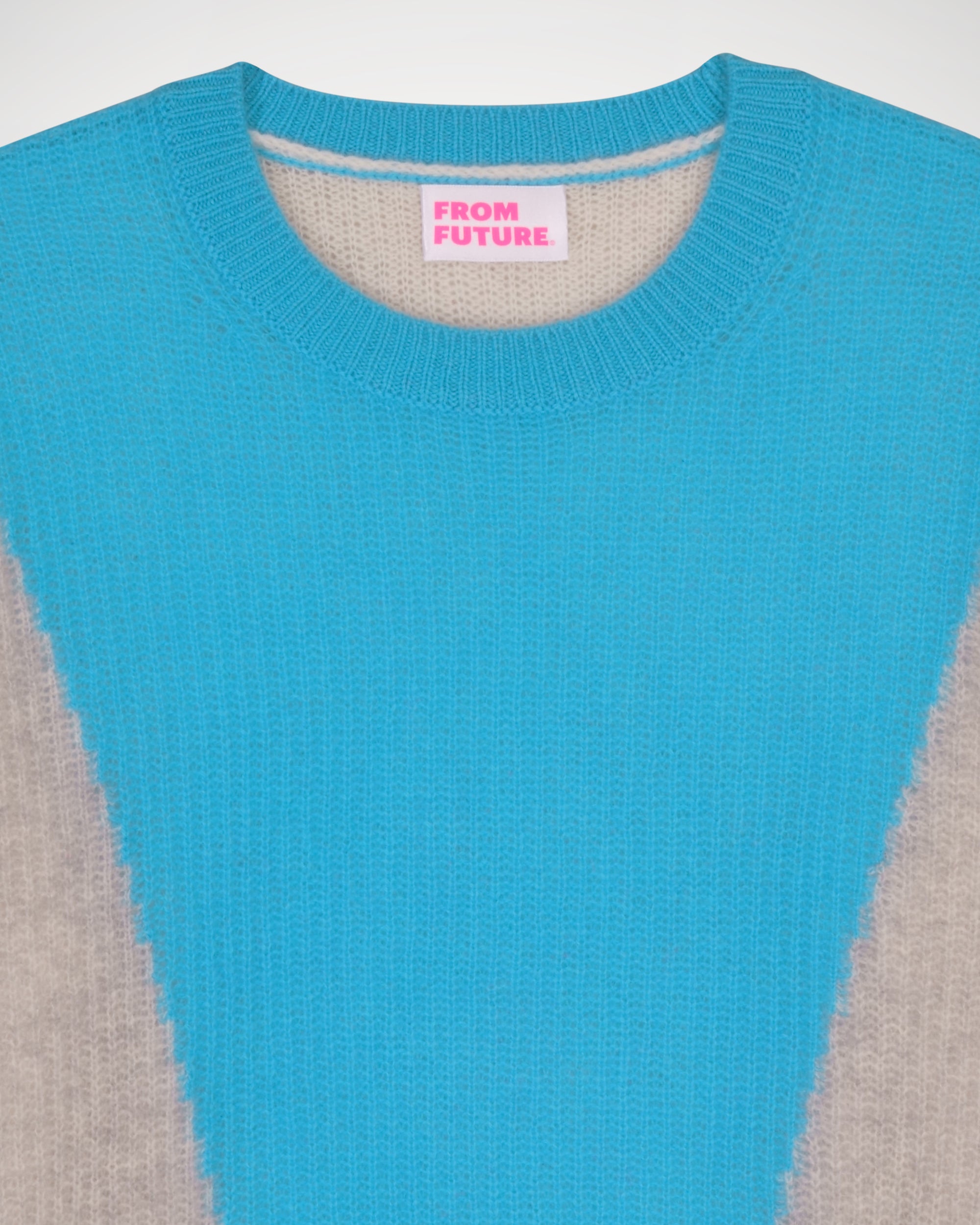 Pull à col rond classique et oversize en cachemire - Holiday Blue