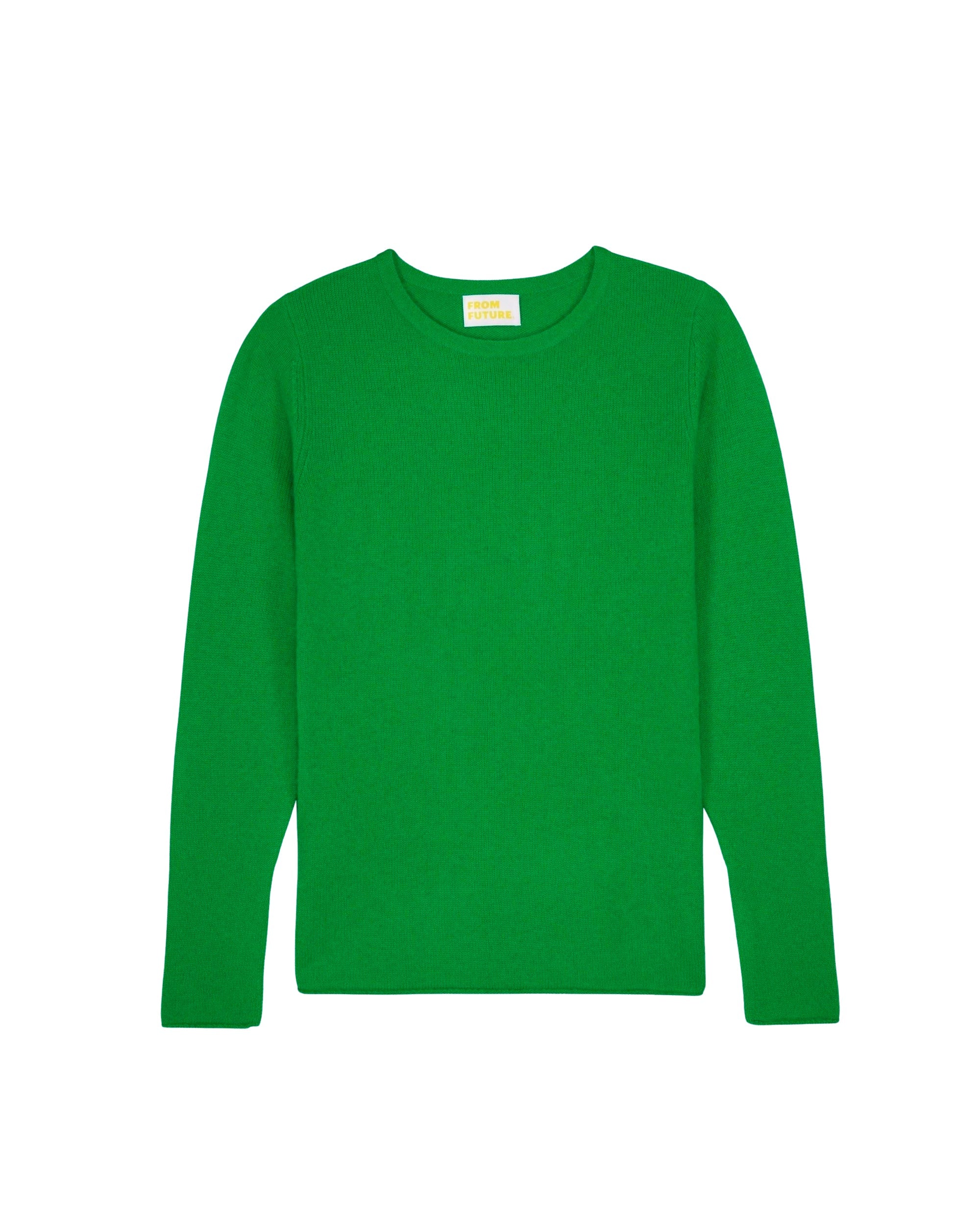 Pull Light à fente et col rond - Summer Green