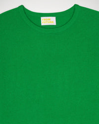 Pull Light à fente et col rond - Summer Green