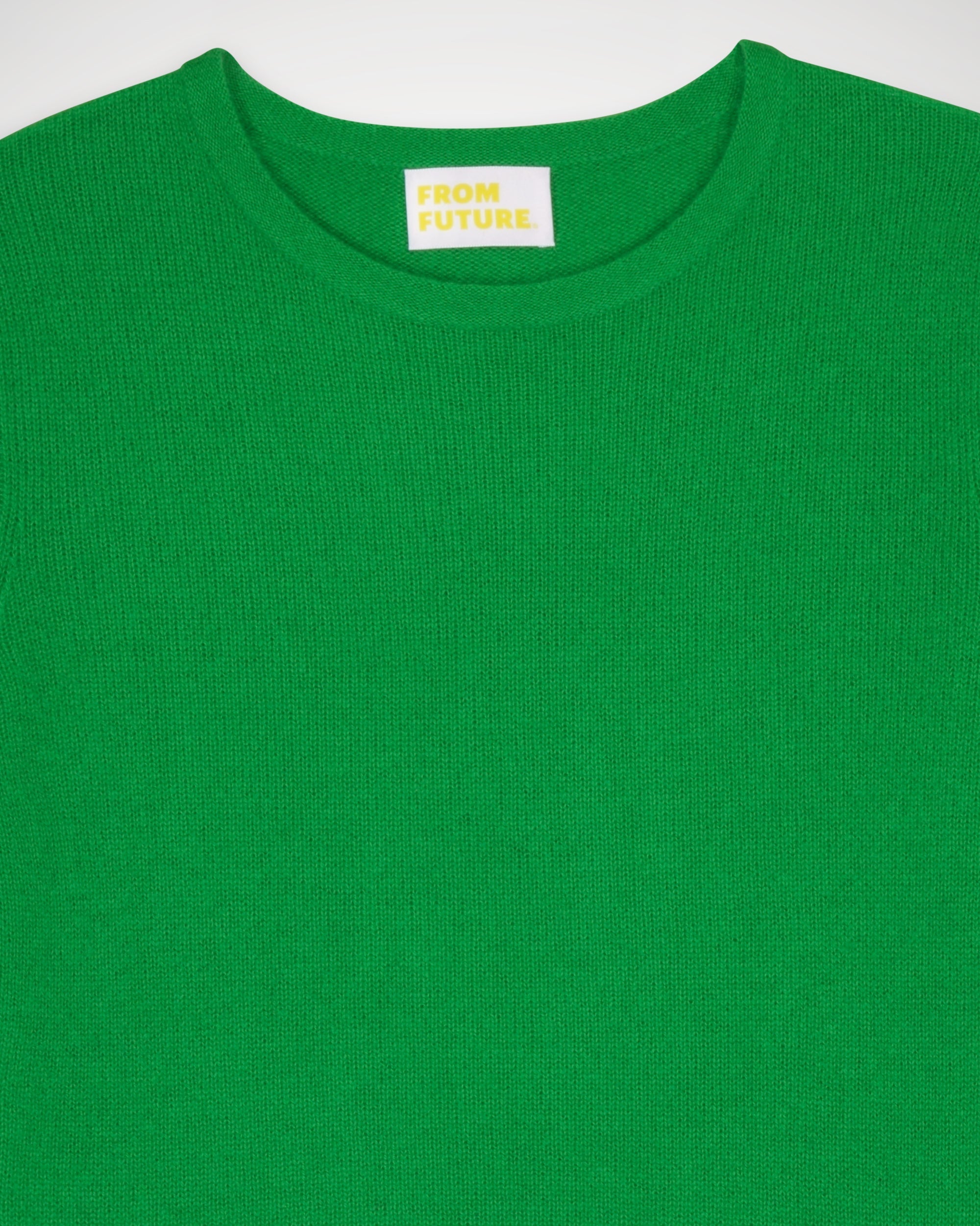 Pull Light à fente et col rond - Summer Green