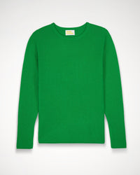 Pull Light à fente et col rond - Summer Green