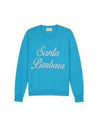 Pull à col rond Santa Barbara en cachemire - Holiday Blue