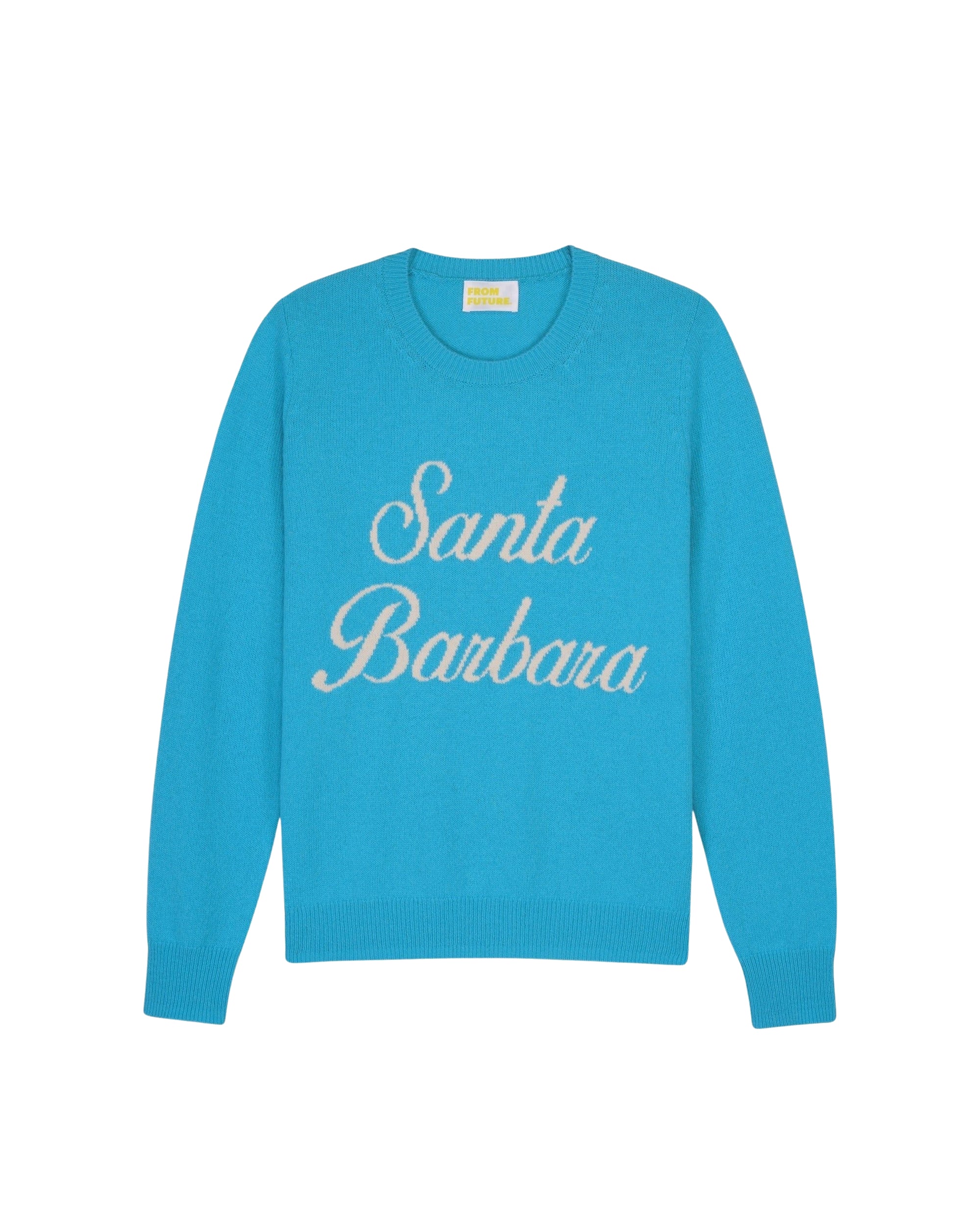 Pull à col rond Santa Barbara en cachemire - Holiday Blue