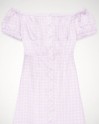 Robe Bella en soie - Lilac Blue