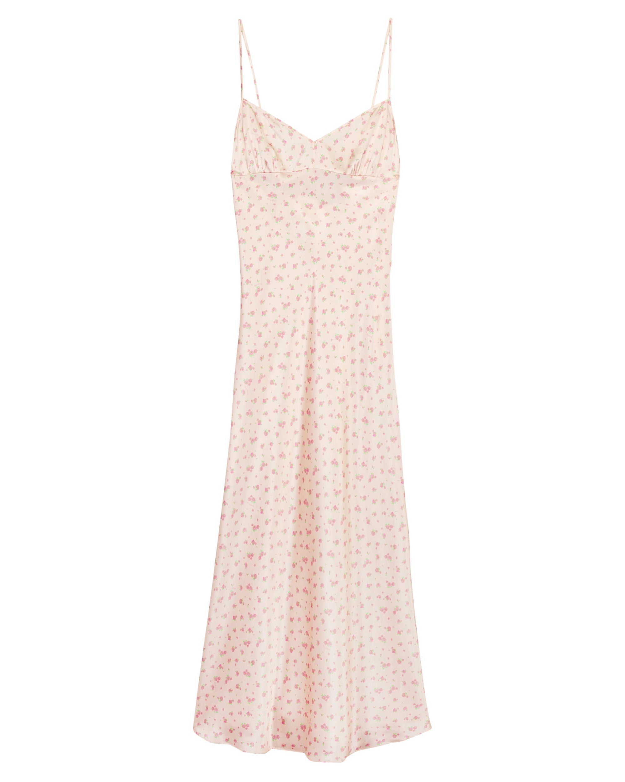 Robe courte Rosie en soie - Pink Mini Rose