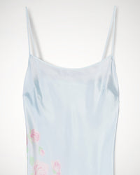 Robe longue Gisèle en soie - Oblique Rose