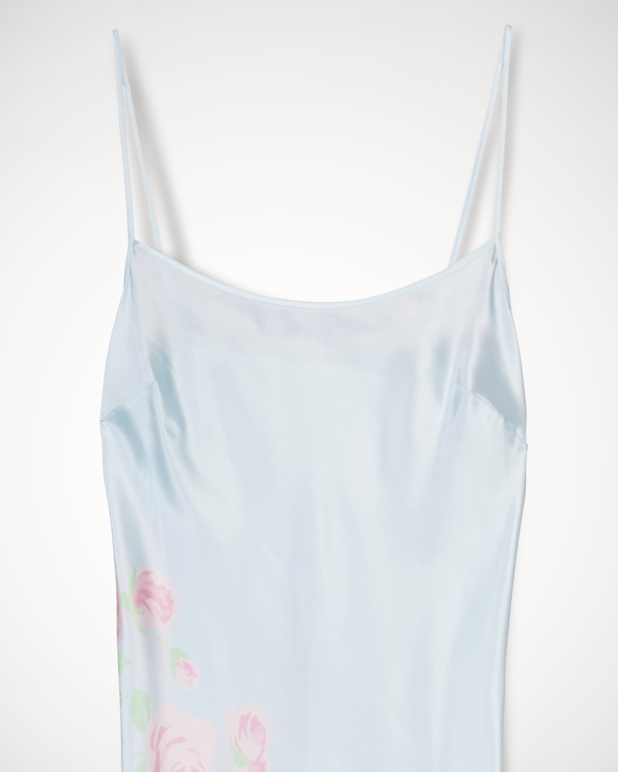 Robe longue Gisèle en soie - Oblique Rose