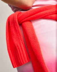 Robe longue Gisèle en soie - Pink Tie & Dye