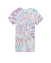 Robe t-shirt tie and dye oversize - Tie and Dye Lila