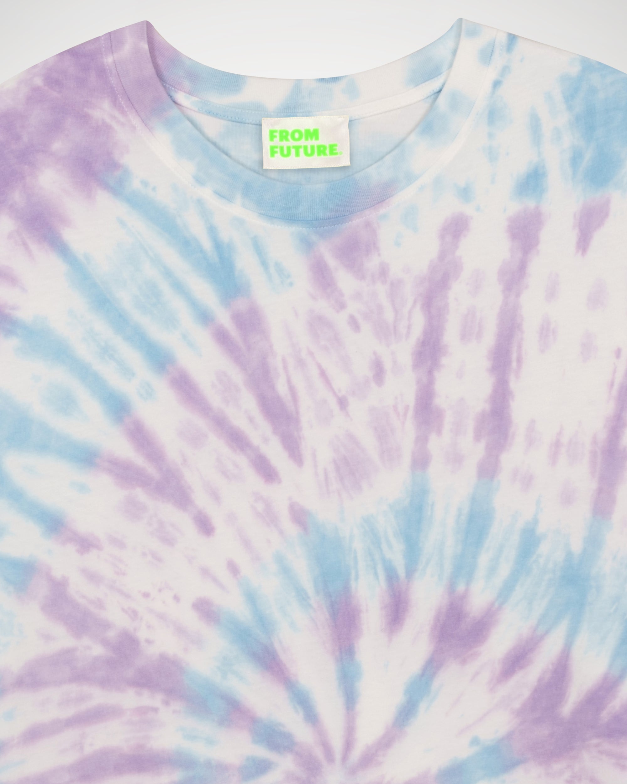 Robe t-shirt tie and dye oversize - Tie and Dye Lila