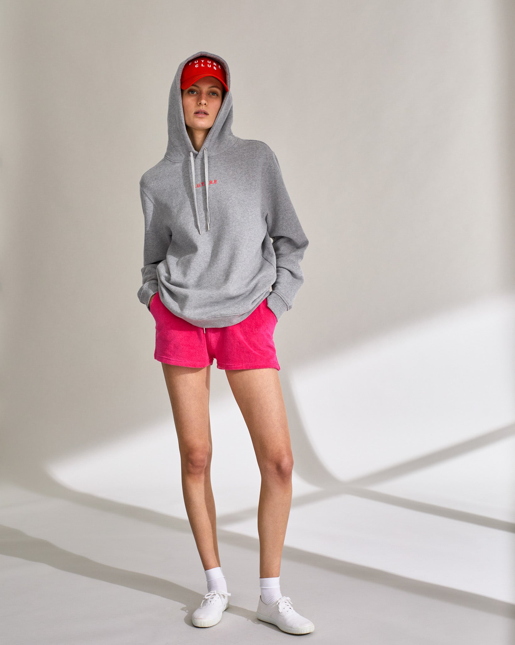 Hoodie brodé From Future - Light Heather Gray