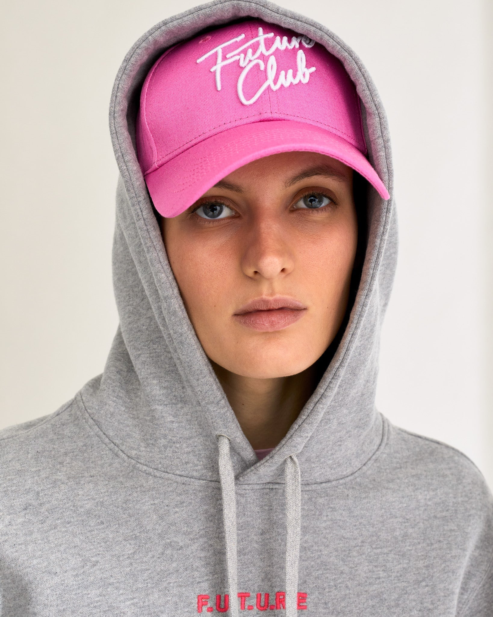 Hoodie brodé From Future - Light Heather Gray