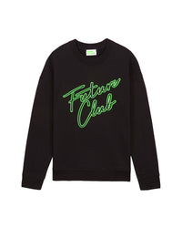 Sweat oversize Future Club brodé - Black