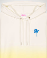 Hoodie dip dye à broderie palmier - Tie and Dye Jaun