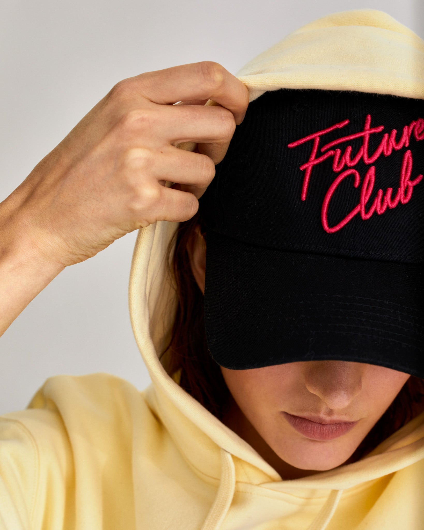 Hoodie oversize Santa Barbara - Pale Yellow