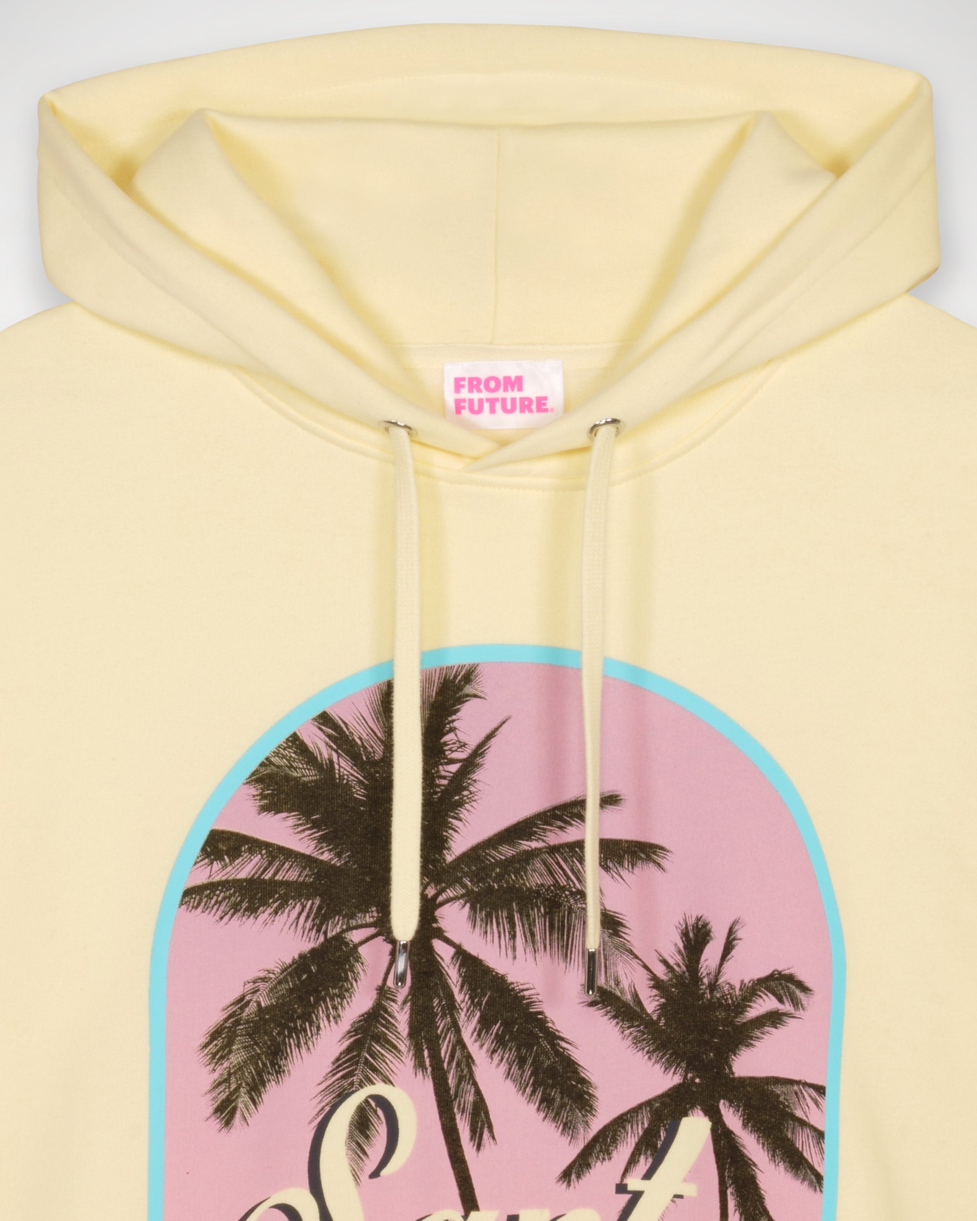 Hoodie oversize Santa Barbara - Pale Yellow