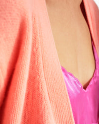 Caraco Elia en soie - Satin Pink