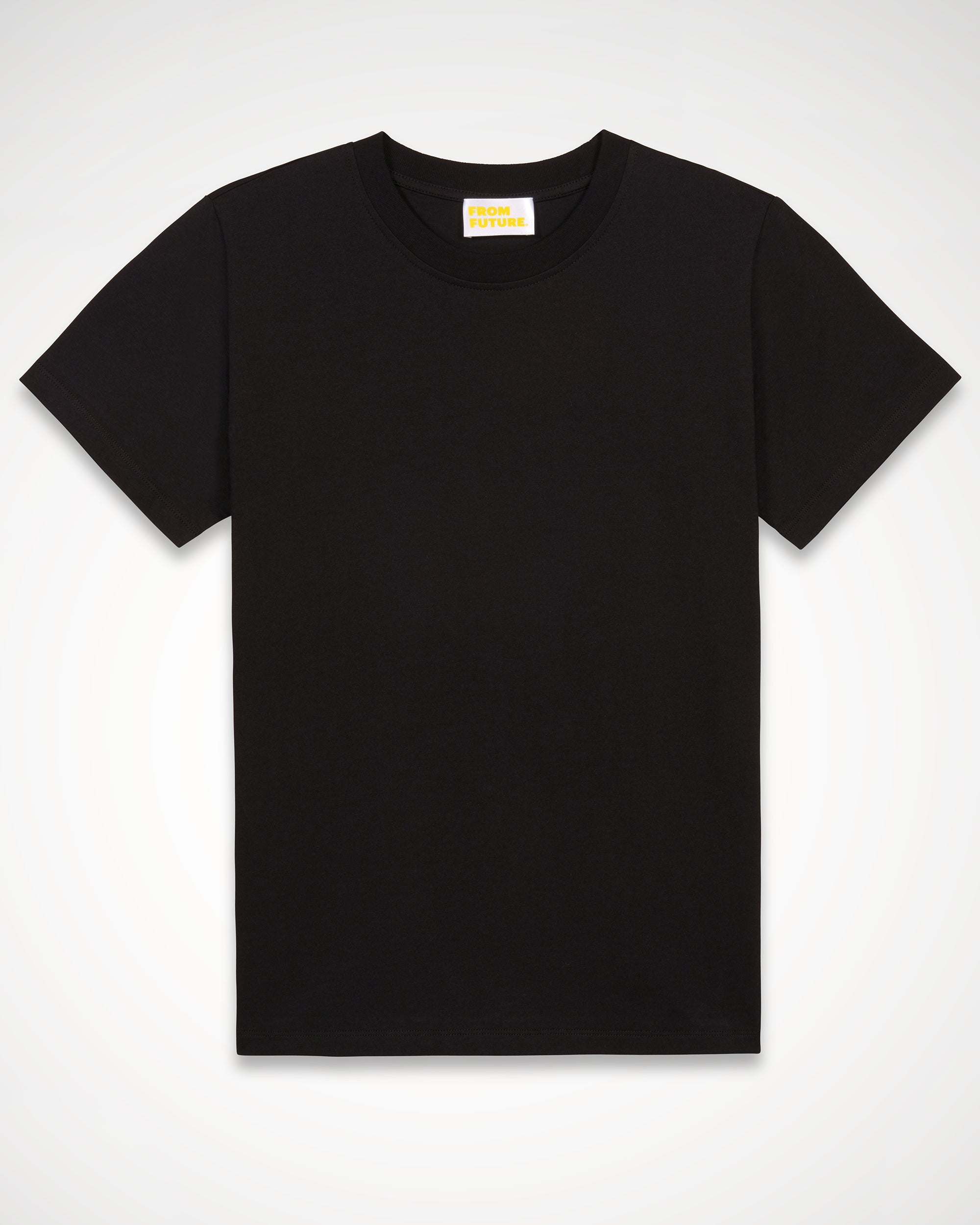T-shirt Boyfriend à col rond - Black