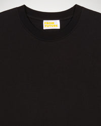 T-shirt Boyfriend à col rond - Black