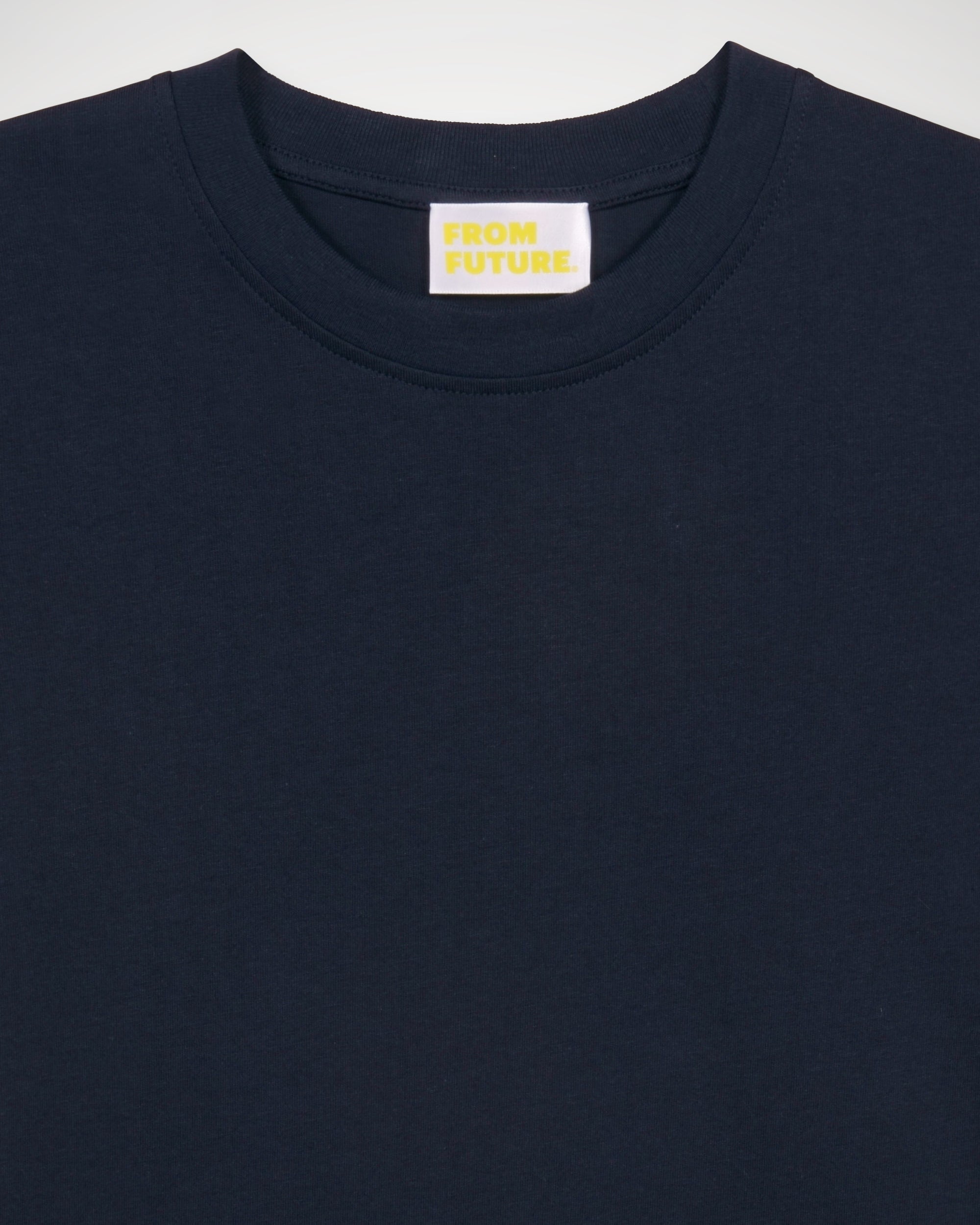 T-shirt Boyfriend à col rond - Navy Intense
