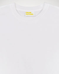 T-shirt Boyfriend à col rond - White