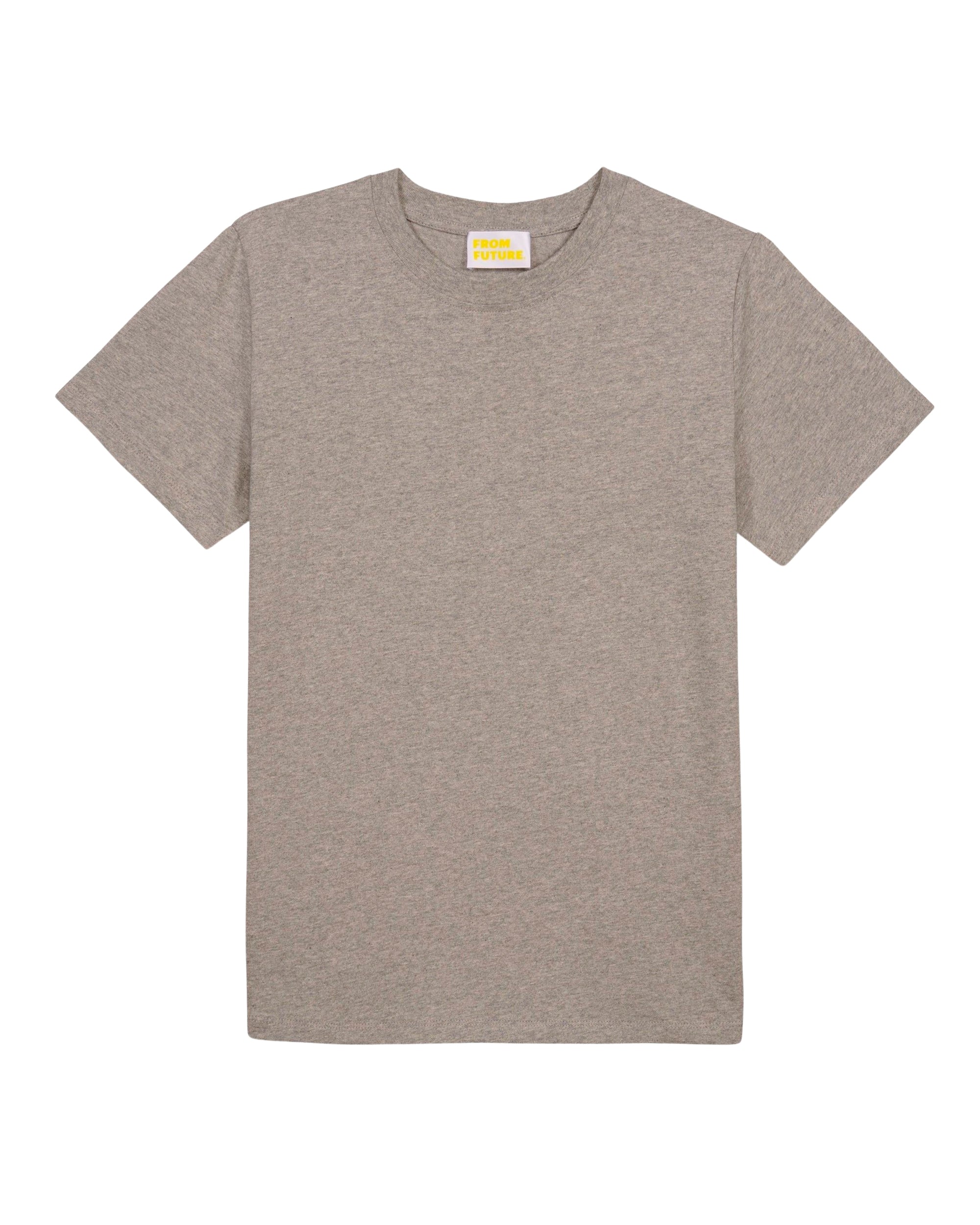 T-shirt Boyfriend à col rond - Heather Gray