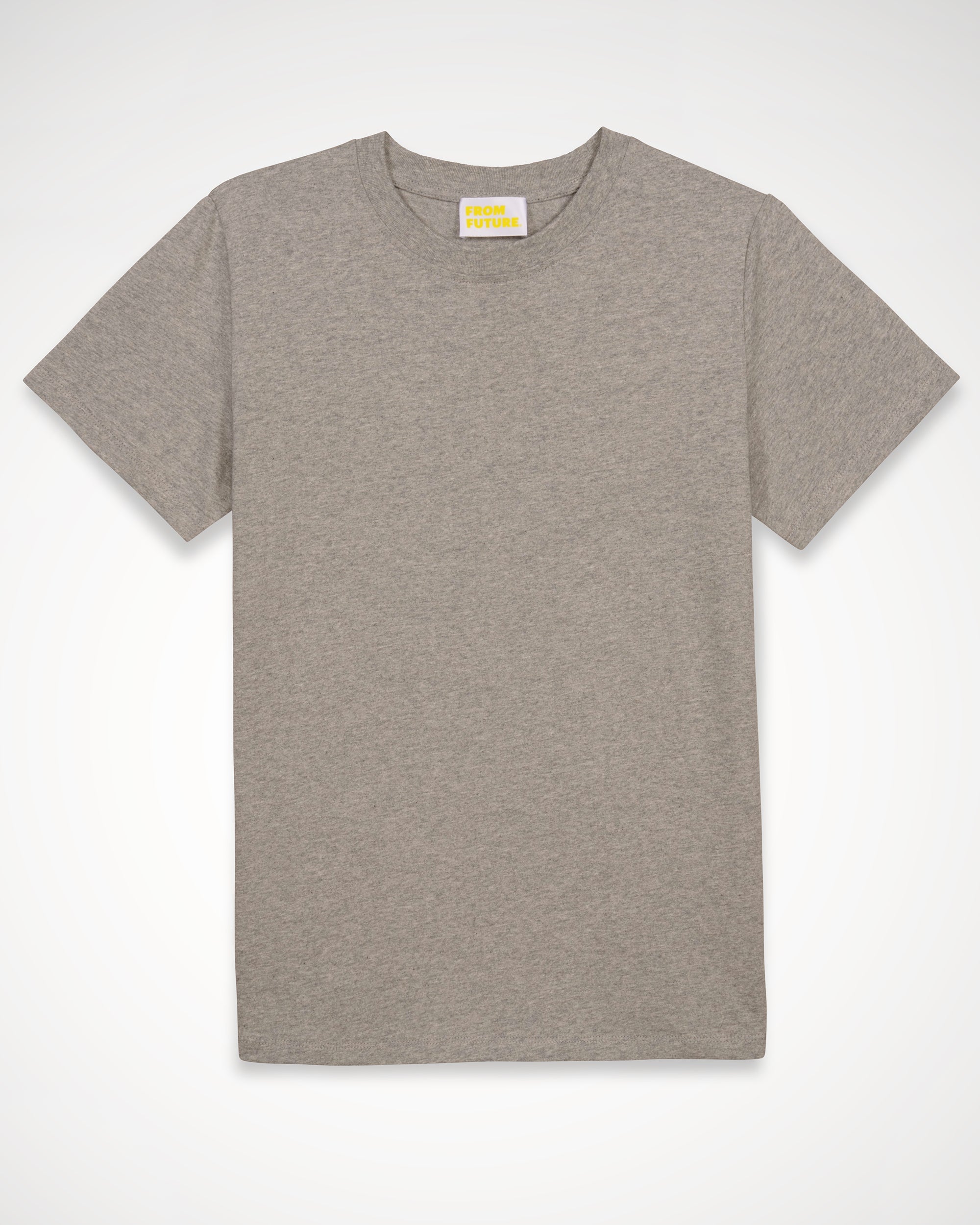 T-shirt Boyfriend à col rond - Heather Gray