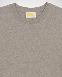 T-shirt Boyfriend à col rond - Heather Gray