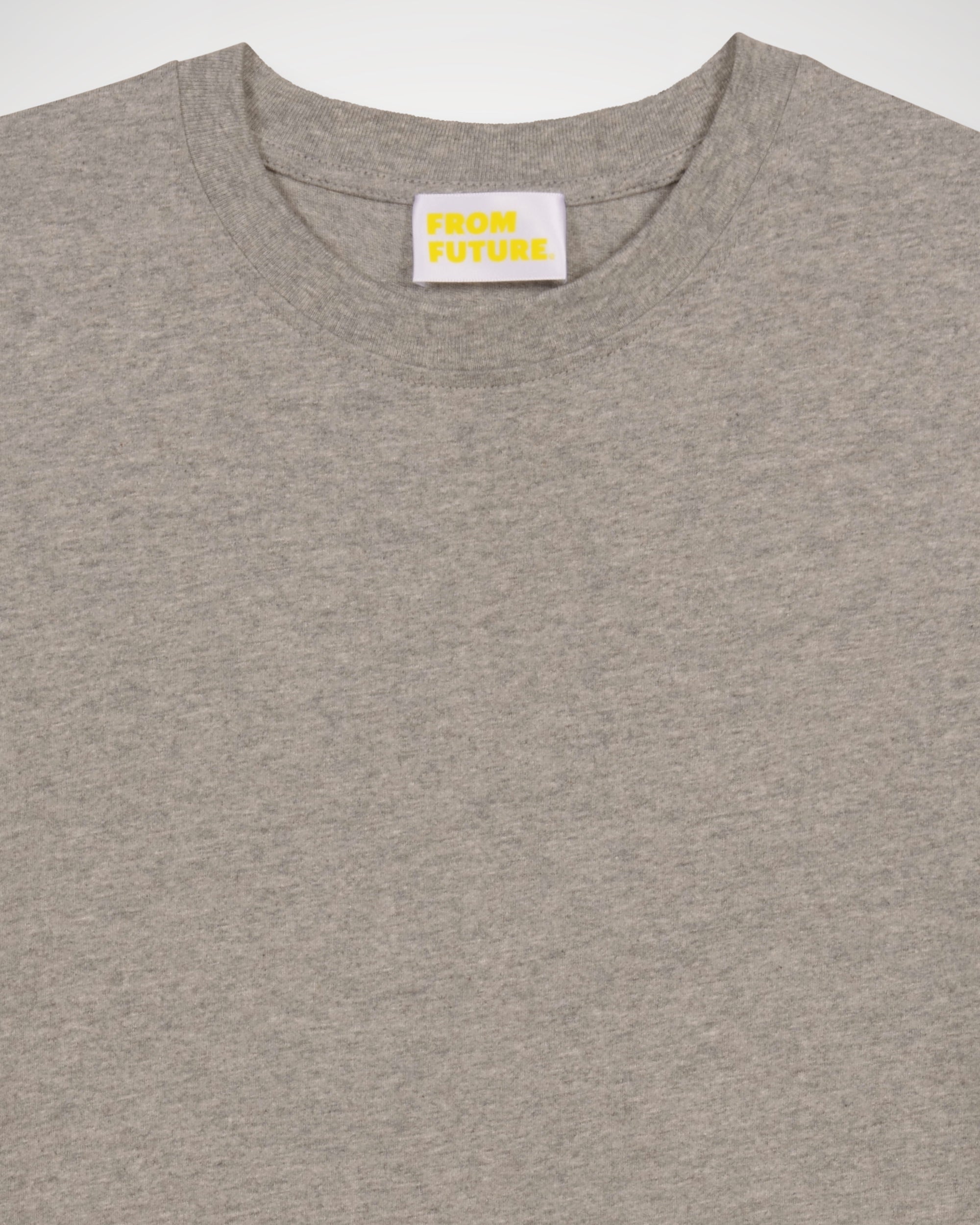 T-shirt Boyfriend à col rond - Heather Gray