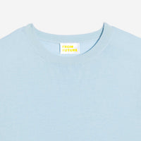 Pull à col rond en laine superfine - Pale Blue