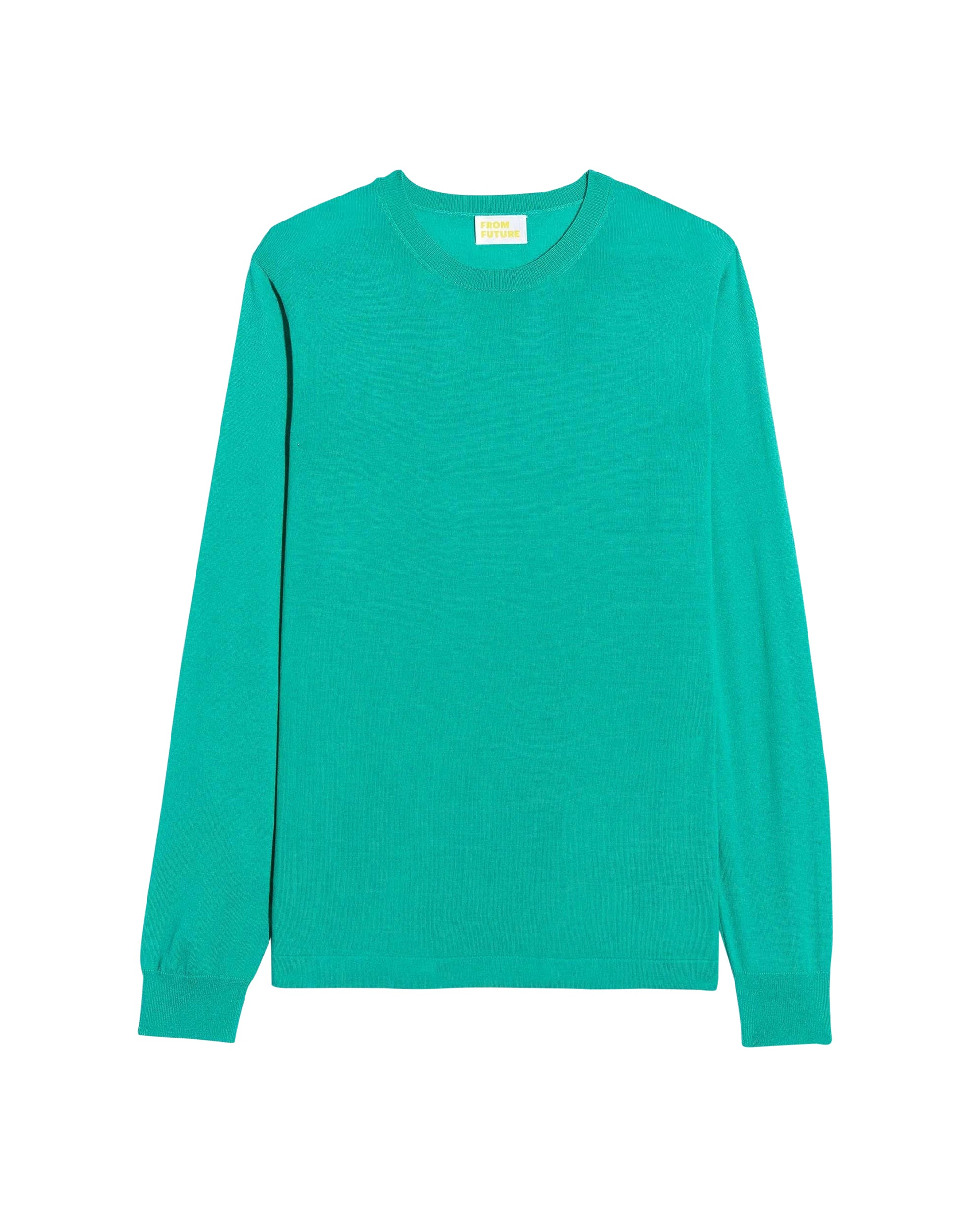 Pull à col rond en laine superfine - Mint