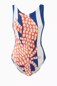 Maillot de bain une pièce Lobster - Orange